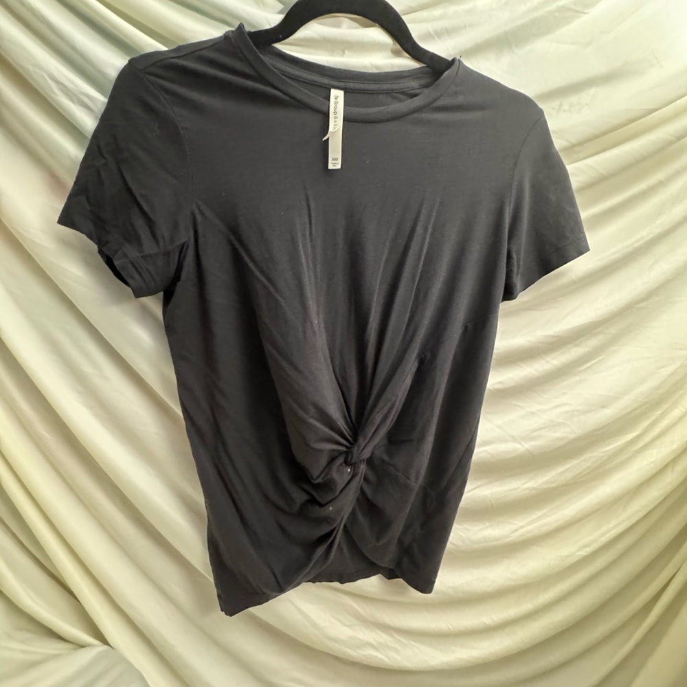 Babaton Charcoal Twist Front Tee